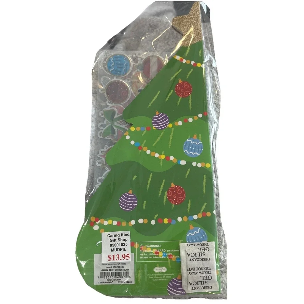 Mudpie Decorate My Tree Sticker Book, Christmas Stocking Stuffer Idea